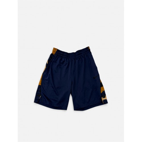 Nike Μπασκετική Βερμούδα Navy Μπλε με Χρυσές Λεπτομέρειες